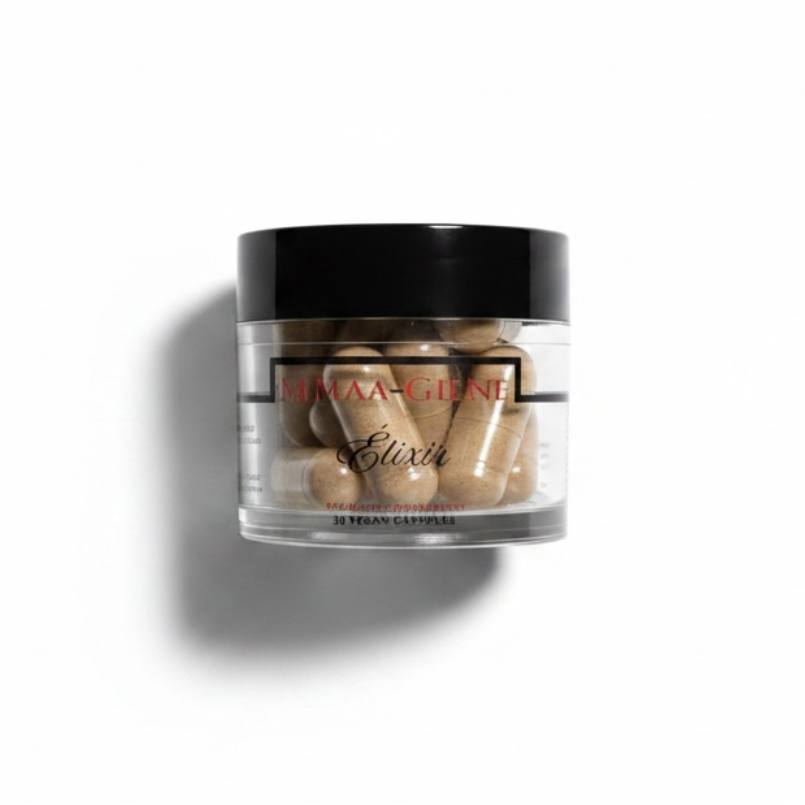 Le Vaa-Giene Élixir Try Me Size 14 vegan capsules jar